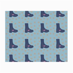 Deer Boots Teal Blue Small Glasses Cloth by snowwhitegirl