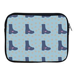 Deer Boots Teal Blue Apple Ipad 2/3/4 Zipper Cases by snowwhitegirl