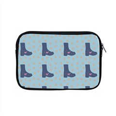 Deer Boots Teal Blue Apple Macbook Pro 15  Zipper Case by snowwhitegirl