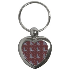 Deer Boots Brown Key Chains (heart)  by snowwhitegirl