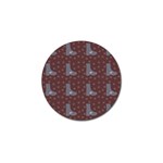 Deer Boots Brown Golf Ball Marker (10 pack) Front