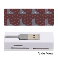 Deer Boots Brown Memory Card Reader (stick)  by snowwhitegirl