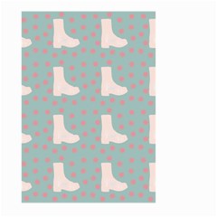 Deer Boots Blue White Large Garden Flag (two Sides) by snowwhitegirl