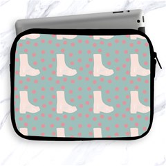 Deer Boots Blue White Apple Ipad 2/3/4 Zipper Cases by snowwhitegirl