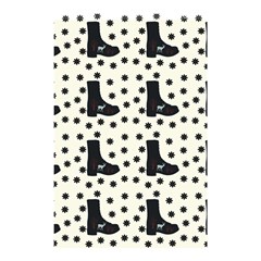 Deer Boots White Black Shower Curtain 48  X 72  (small)  by snowwhitegirl