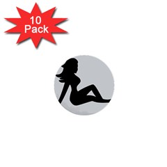 Girls Of Fitness 1  Mini Buttons (10 Pack) 