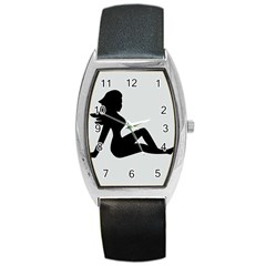 Girls Of Fitness Barrel Style Metal Watch