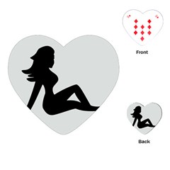 Girls Of Fitness Playing Cards (heart)  by Mariart