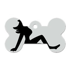 Girls Of Fitness Dog Tag Bone (one Side) by Mariart