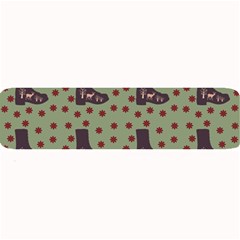 Deer Boots Green Large Bar Mats by snowwhitegirl