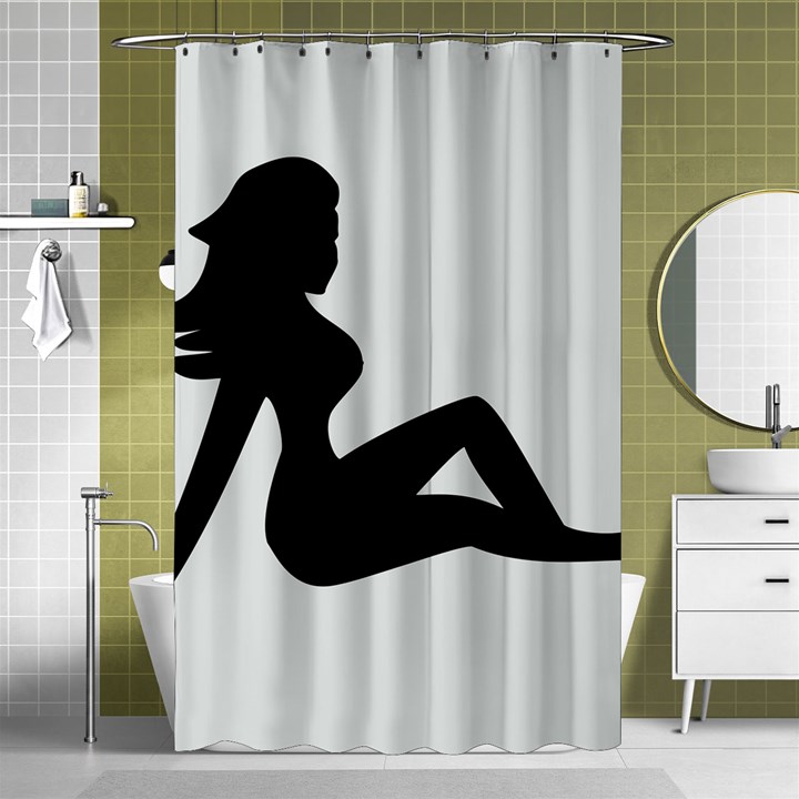 Girls Of Fitness Shower Curtain 48  x 72  (Small) 