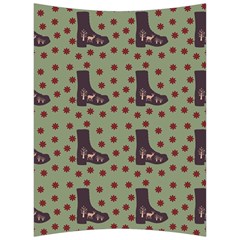 Deer Boots Green Back Support Cushion by snowwhitegirl