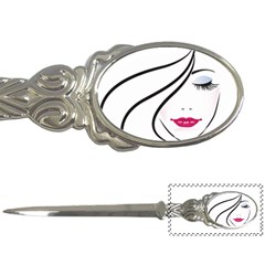 Makeup Face Girl Sweet Letter Openers by Mariart