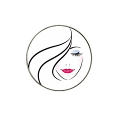 Makeup Face Girl Sweet Hat Clip Ball Marker