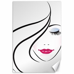 Makeup Face Girl Sweet Canvas 20  X 30  