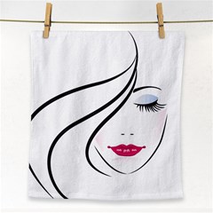 Makeup Face Girl Sweet Face Towel