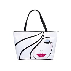 Makeup Face Girl Sweet Shoulder Handbags