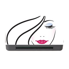 Makeup Face Girl Sweet Memory Card Reader With Cf