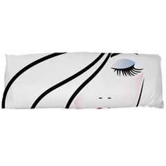 Makeup Face Girl Sweet Body Pillow Case Dakimakura (two Sides)