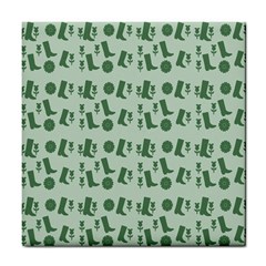 Green Boots Tile Coasters by snowwhitegirl