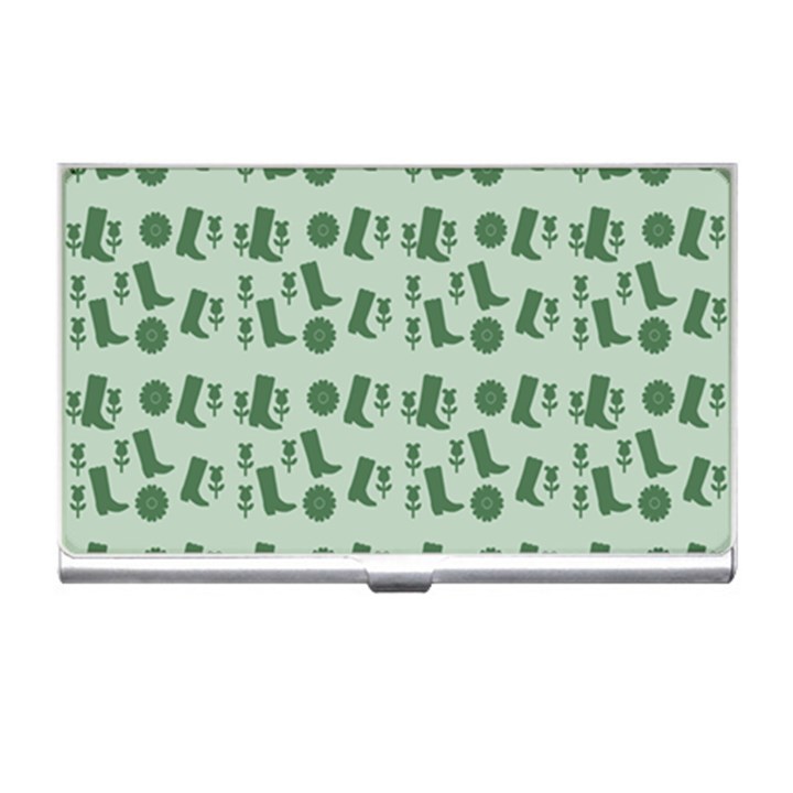 Green Boots Business Card Holders