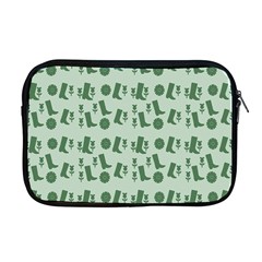 Green Boots Apple Macbook Pro 17  Zipper Case