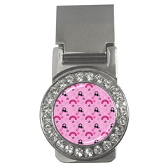 Music Stars Rose Pink Money Clips (cz)  by snowwhitegirl