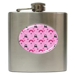 Music Stars Rose Pink Hip Flask (6 Oz) by snowwhitegirl