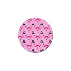 Music Stars Rose Pink Golf Ball Marker (4 Pack) by snowwhitegirl