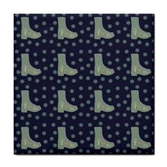 Blue Boots Tile Coasters by snowwhitegirl