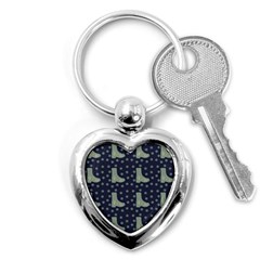 Blue Boots Key Chains (heart)  by snowwhitegirl