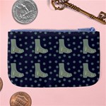 Blue Boots Large Coin Purse Back