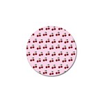 Pink Cherries Golf Ball Marker Front