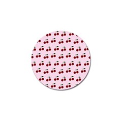 Pink Cherries Golf Ball Marker (4 Pack) by snowwhitegirl