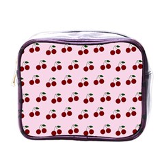 Pink Cherries Mini Toiletries Bags by snowwhitegirl