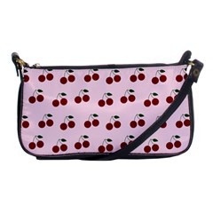 Pink Cherries Shoulder Clutch Bags by snowwhitegirl