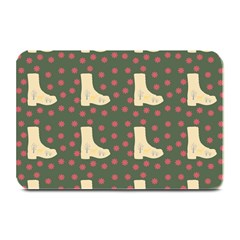 Green Boot Plate Mats by snowwhitegirl