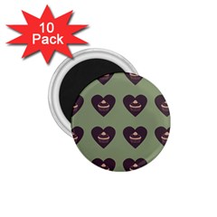 Cupcake Green 1.75  Magnets (10 pack) 