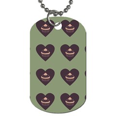 Cupcake Green Dog Tag (One Side)