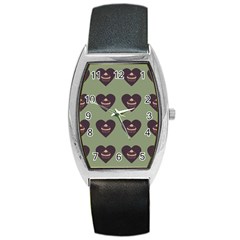 Cupcake Green Barrel Style Metal Watch