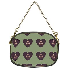 Cupcake Green Chain Purses (two Sides)  by snowwhitegirl