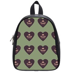 Cupcake Green School Bag (Small)