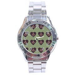 Cupcake Green Stainless Steel Analogue Watch