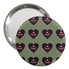 Cupcake Green 3  Handbag Mirrors