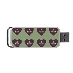 Cupcake Green Portable USB Flash (One Side)