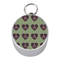 Cupcake Green Mini Silver Compasses