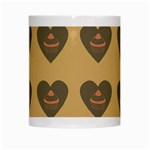 Cupcake Pumpkin Orange Grey White Mugs Center