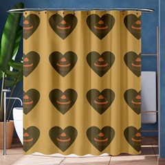 Cupcake Pumpkin Orange Grey Shower Curtain 60  X 72  (medium)  by snowwhitegirl