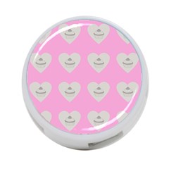 Cupcake Pink Grey 4-port Usb Hub (two Sides)  by snowwhitegirl