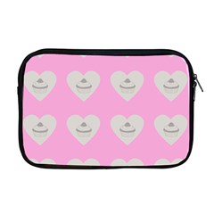 Cupcake Pink Grey Apple Macbook Pro 17  Zipper Case by snowwhitegirl